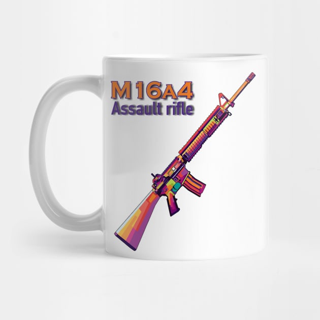 M16a4  assault rifle by Danwpap2